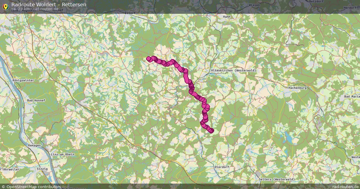 Radtour Woldert – Rettersen