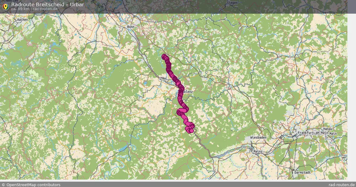 Radtour Breitscheid – Urbar