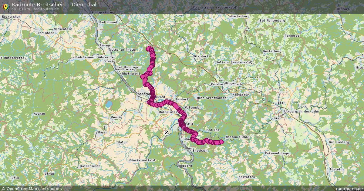 Radtour Breitscheid – Dienethal