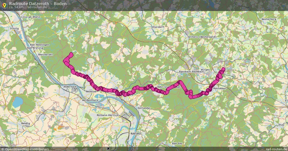 Radtour Datzeroth – Boden