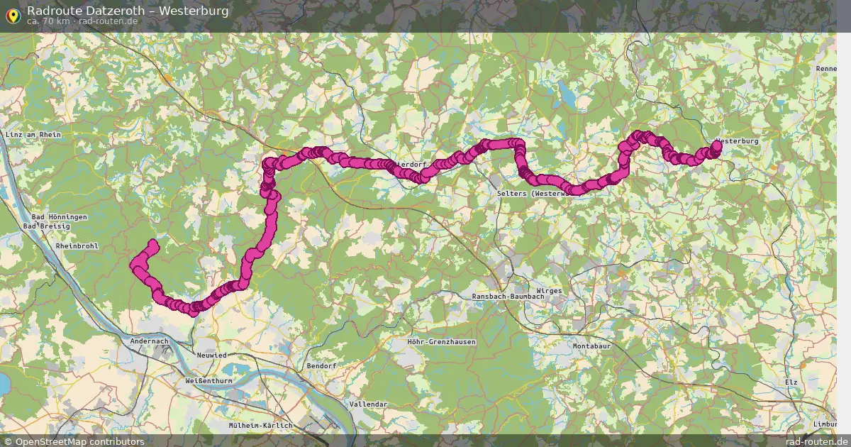 Radtour Datzeroth – Westerburg
