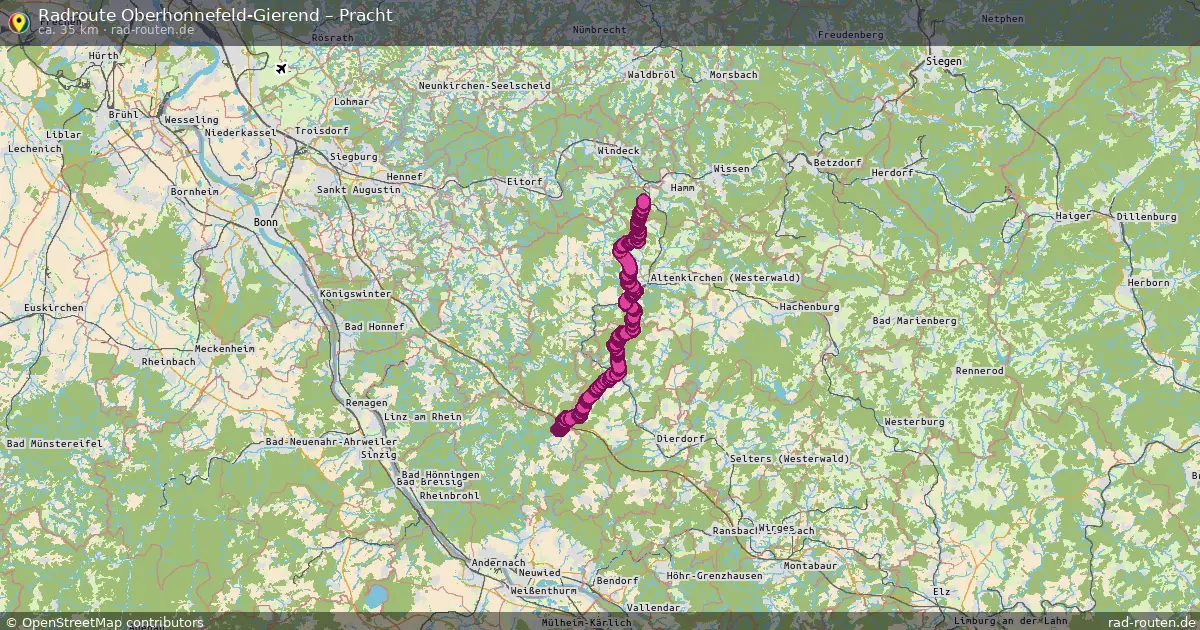 Radtour Oberhonnefeld-Gierend – Pracht