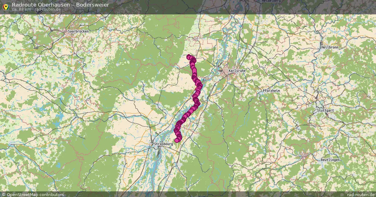 Radtour Oberhausen – Bodersweier