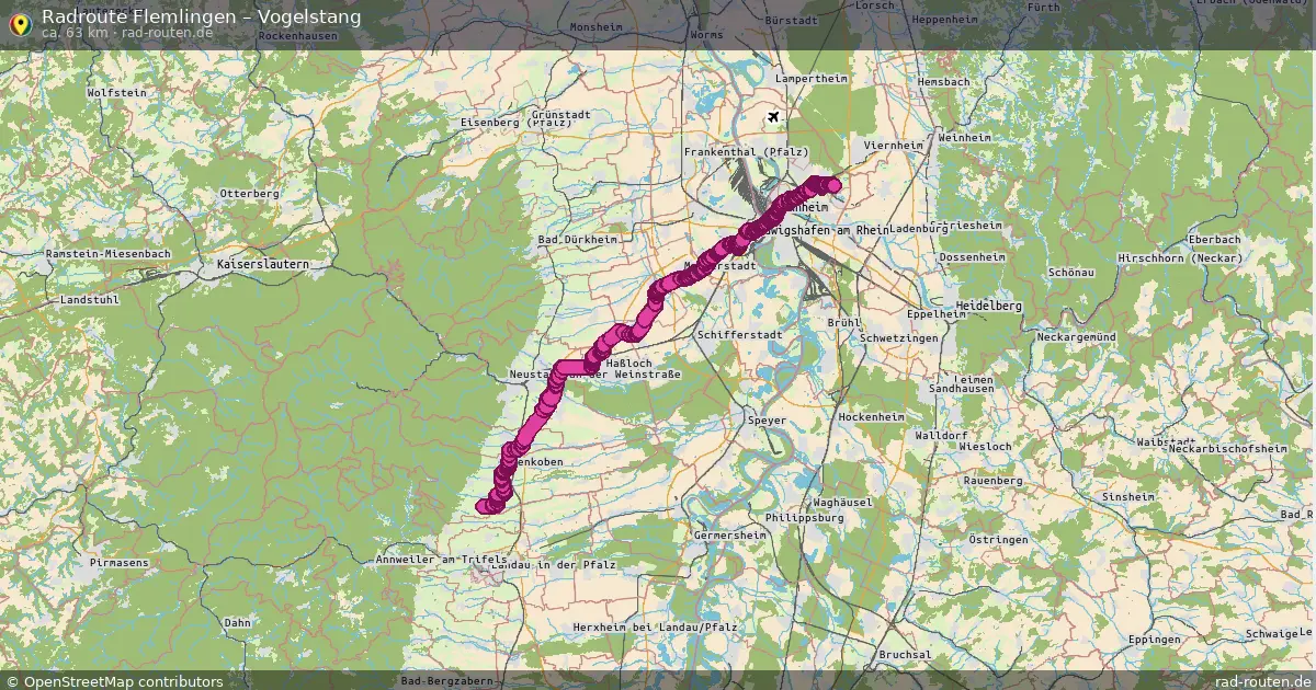 Radtour Flemlingen – Vogelstang