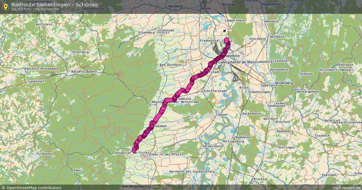 Radtour Siebeldingen – Schönau