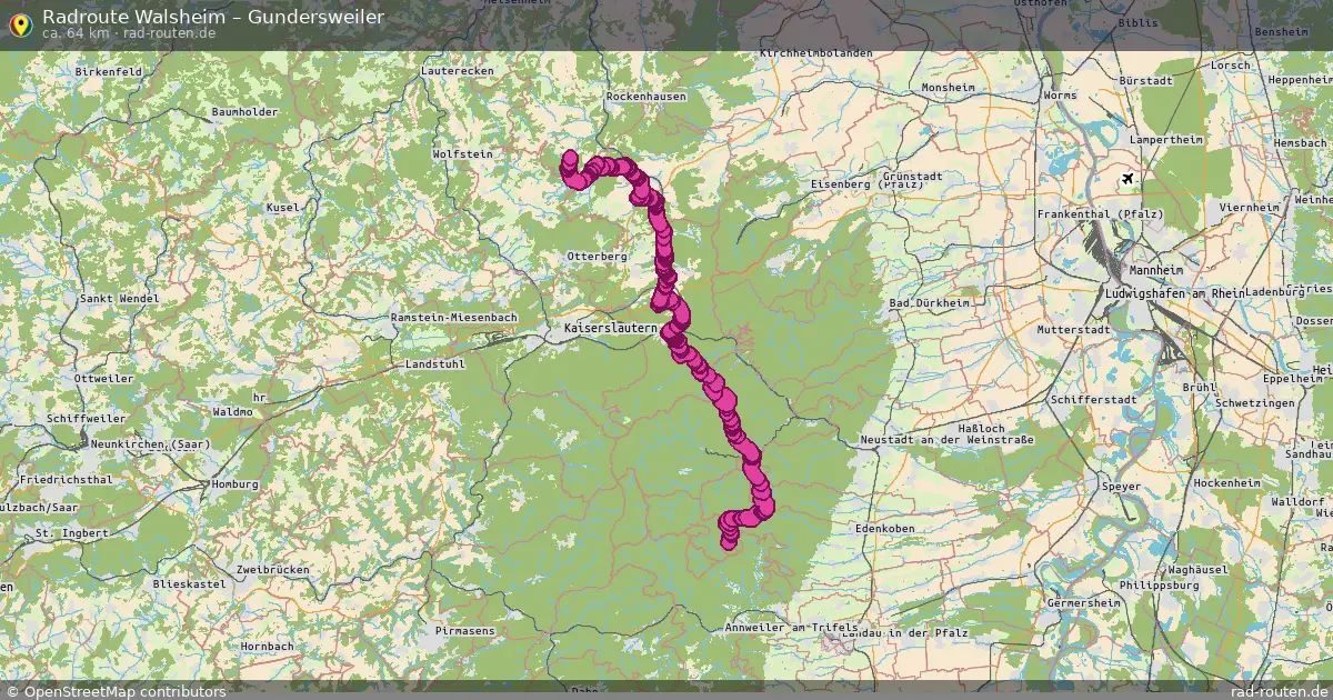 Radtour Walsheim – Gundersweiler