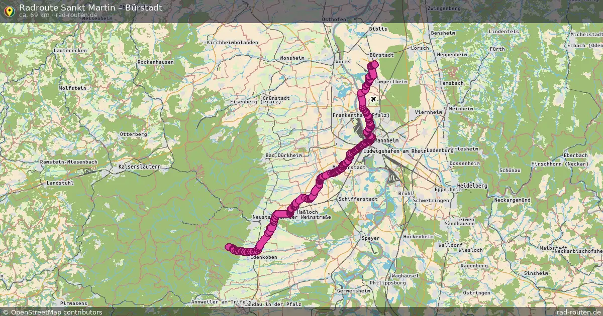 Radtour Sankt Martin – Bürstadt