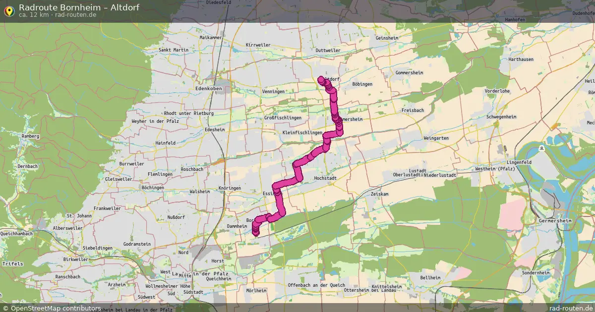 Radtour Bornheim – Altdorf