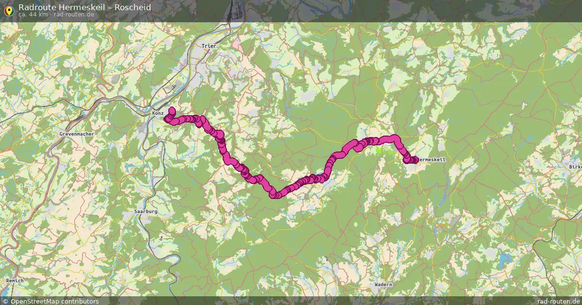 Radtour Hermeskeil – Roscheid