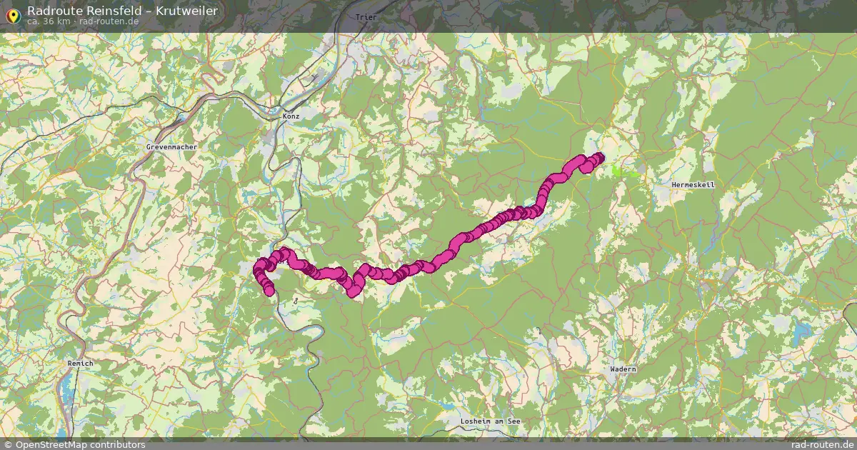 Radtour Reinsfeld – Krutweiler