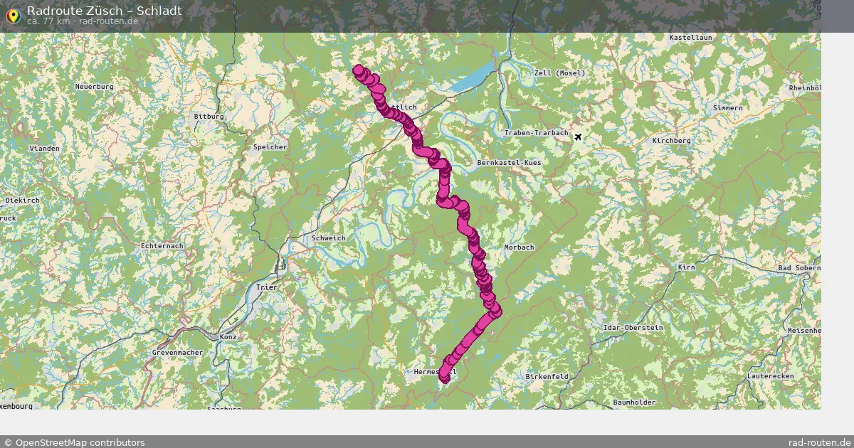 Radtour Züsch – Schladt