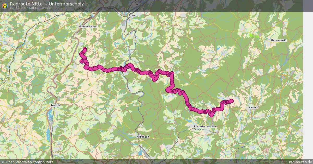 Radtour Nittel – Untermorscholz
