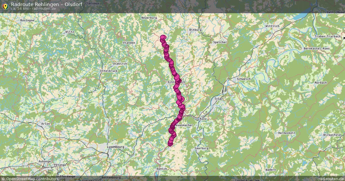 Radtour Rehlingen – Olsdorf