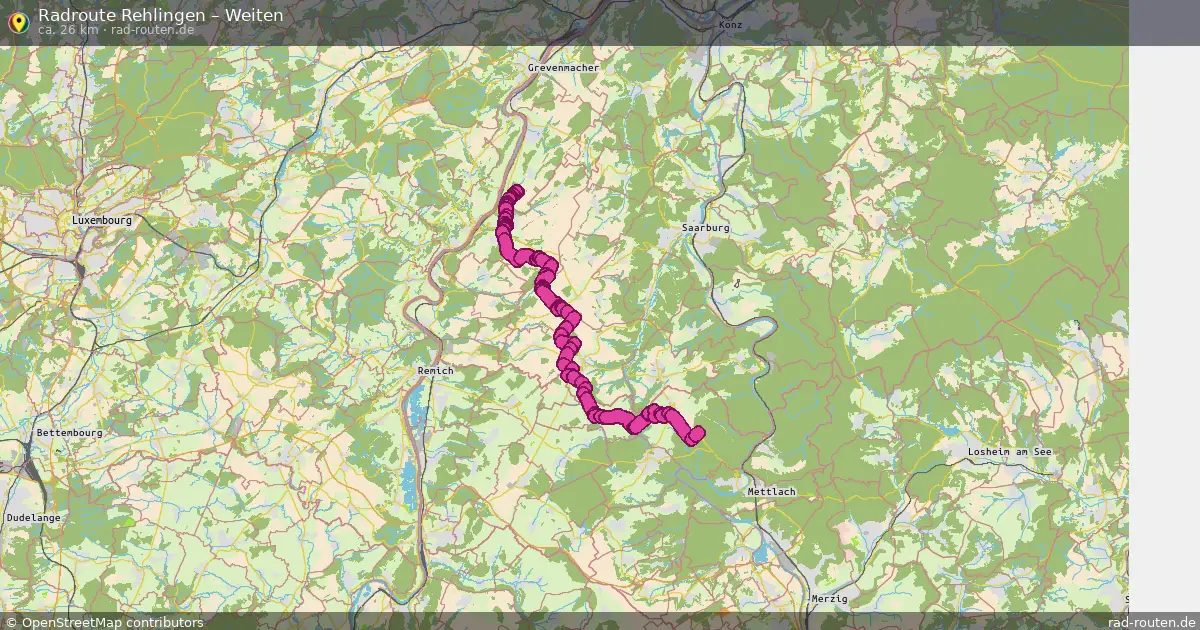 Radtour Rehlingen – Weiten