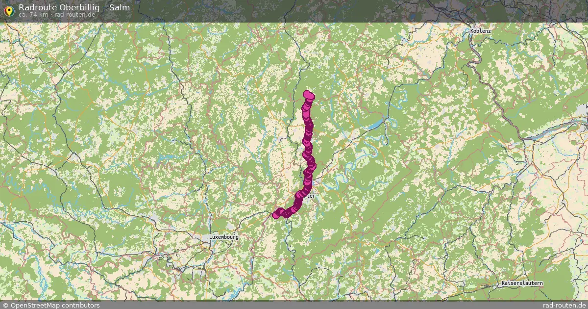 Radtour Oberbillig – Salm