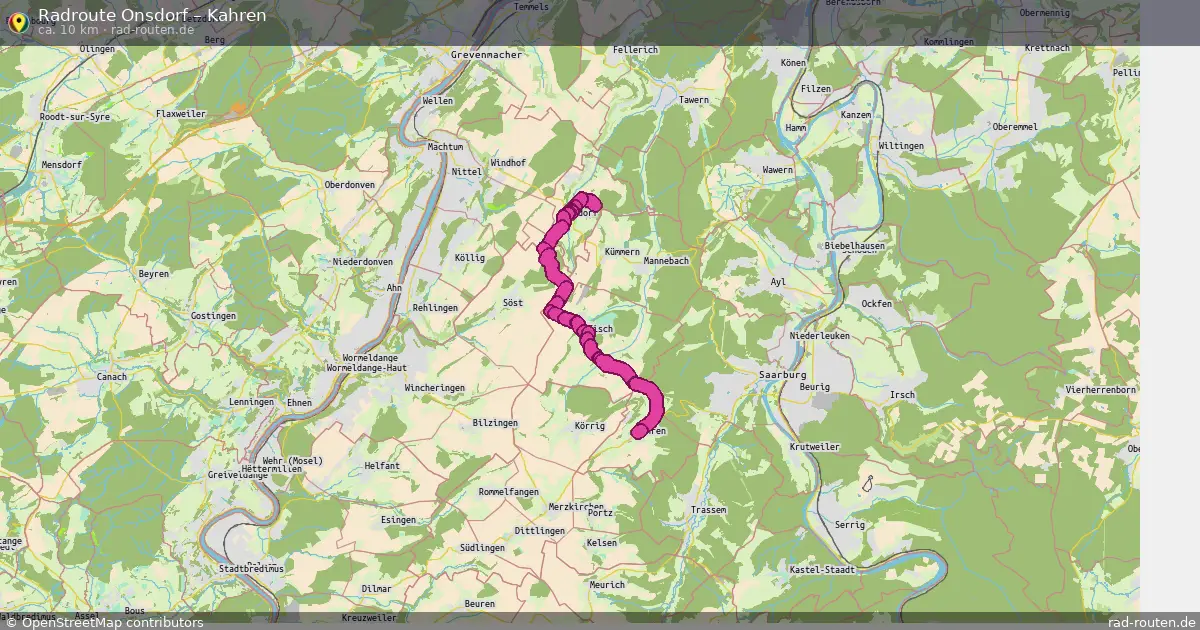 Radtour Onsdorf – Kahren