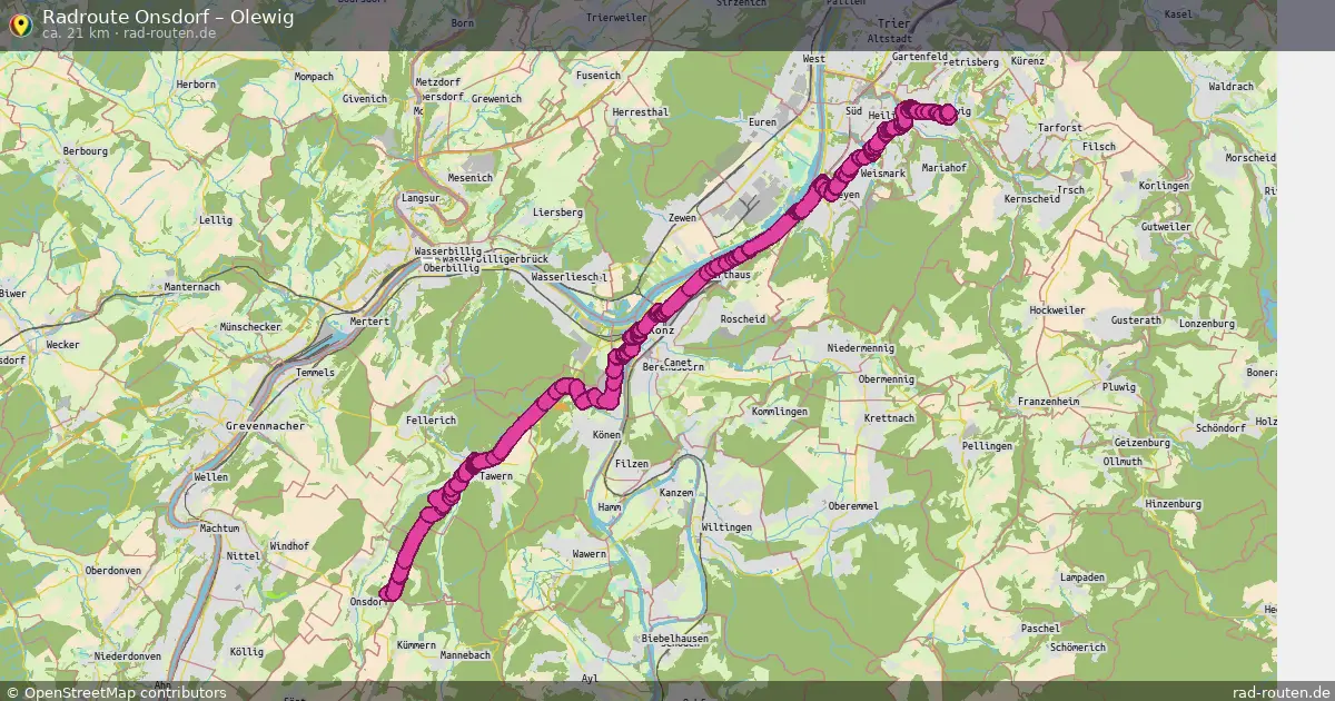 Radtour Onsdorf – Olewig