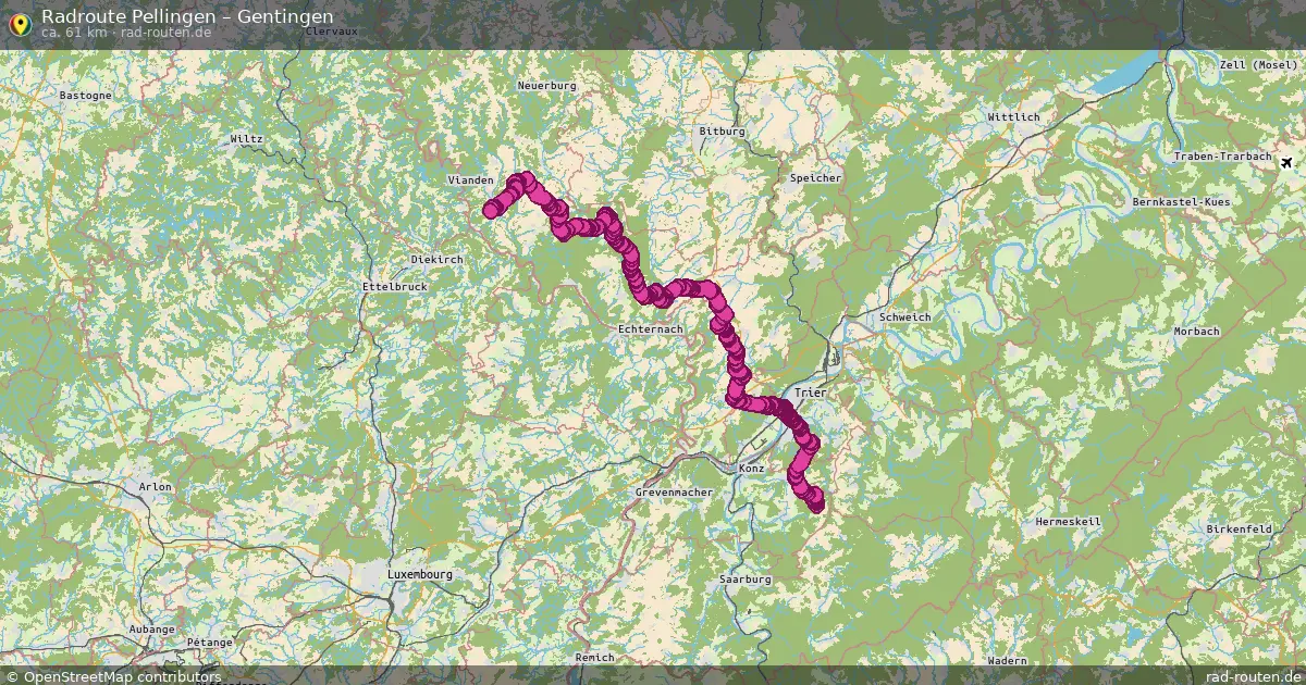 Radtour Pellingen – Gentingen