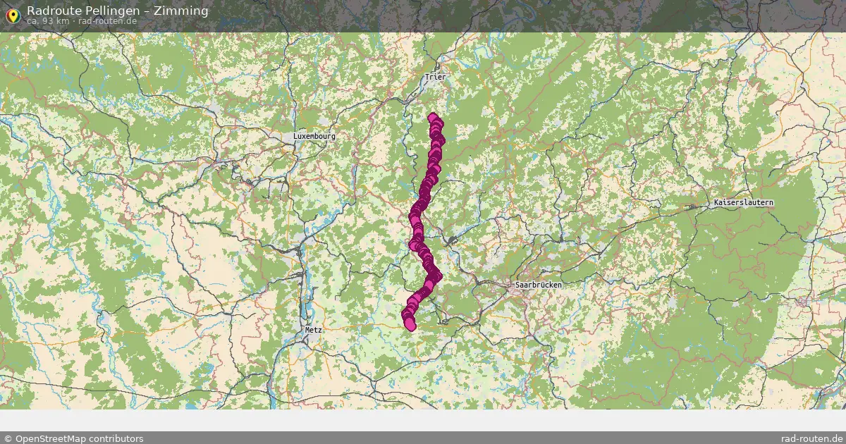 Radtour Pellingen – Zimming