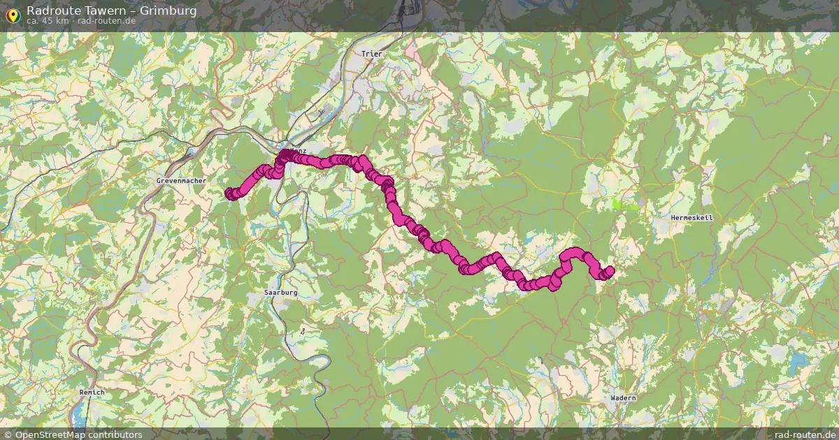 Radtour Tawern – Grimburg