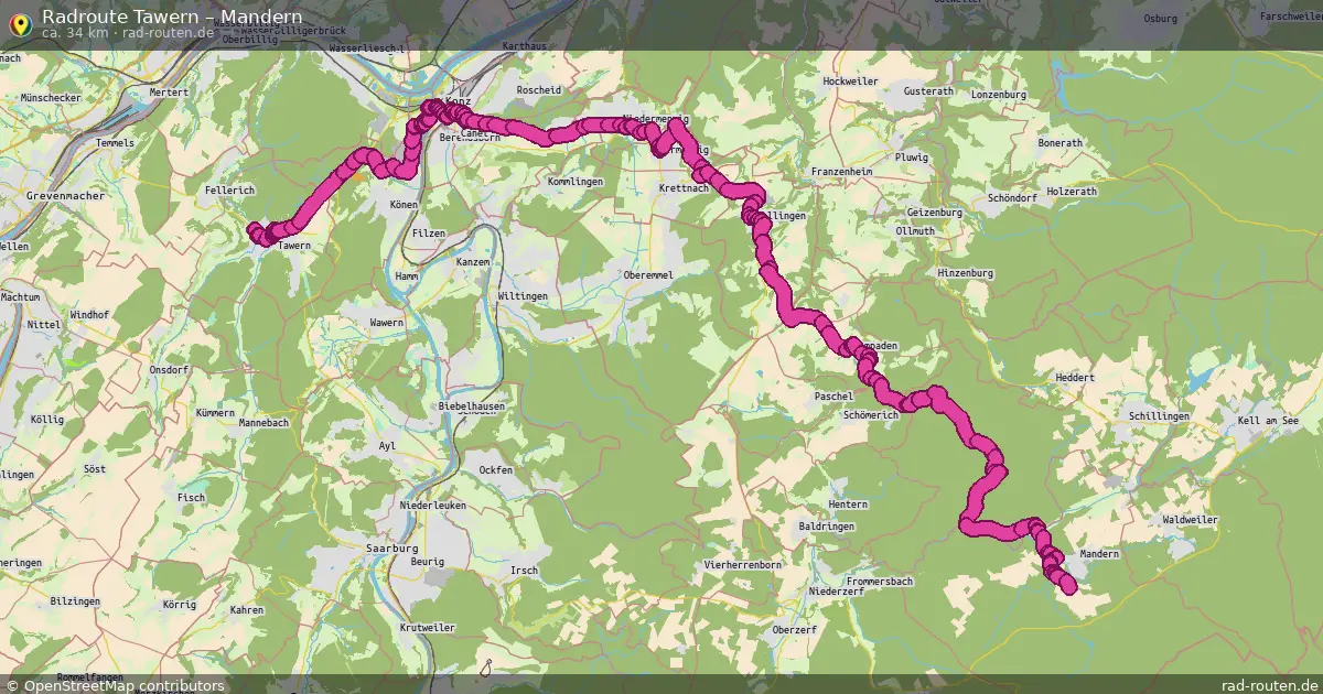 Radtour Tawern – Mandern