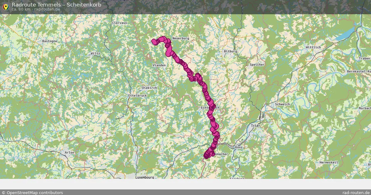 Radtour Temmels – Scheitenkorb