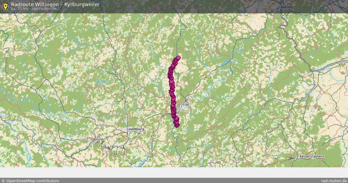 Radtour Wiltingen – Kyllburgweiler