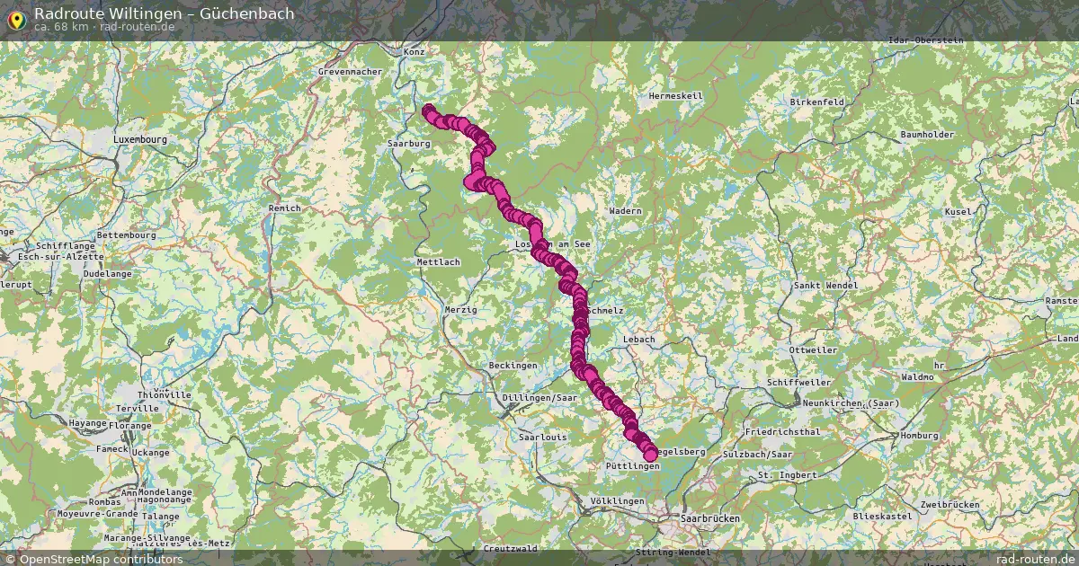 Radtour Wiltingen – Güchenbach