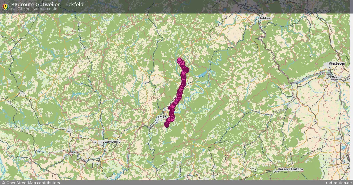 Radtour Gutweiler – Eckfeld