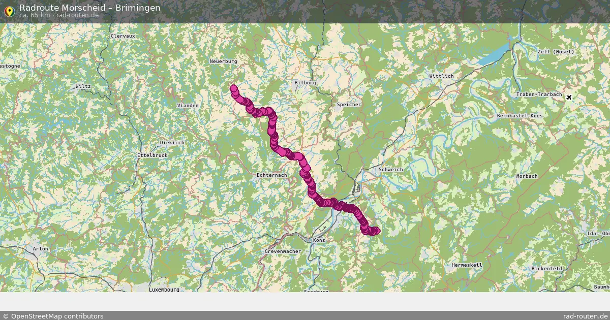 Fahrradroute Morscheid – Brimingen