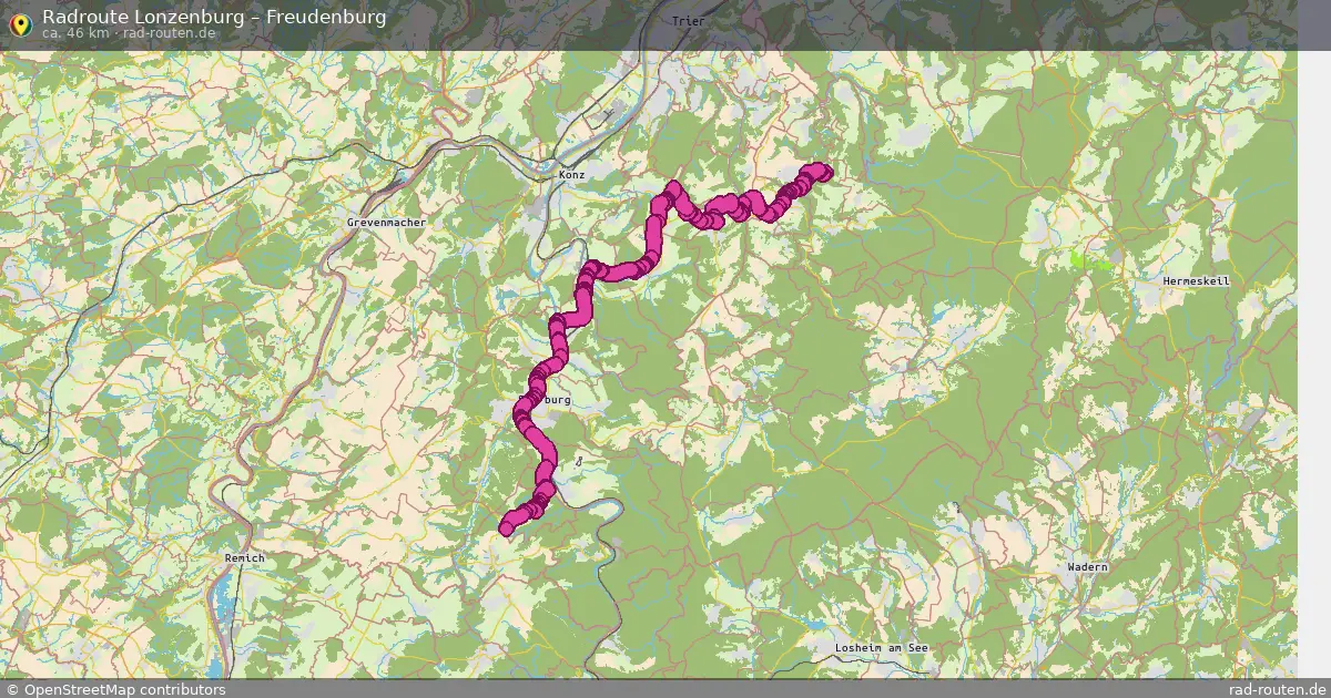 Radtour Lonzenburg – Freudenburg