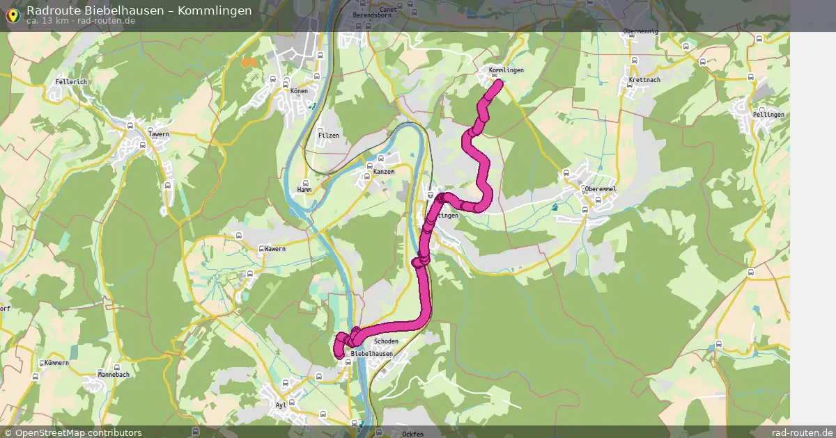 Radtour Biebelhausen – Kommlingen