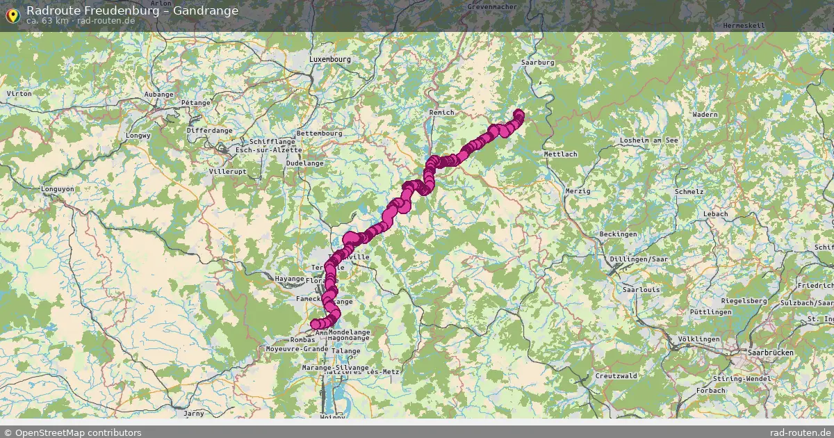 Radtour Freudenburg – Gandrange