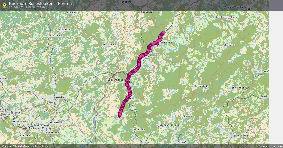Radtour Kollesleuken – Föhren