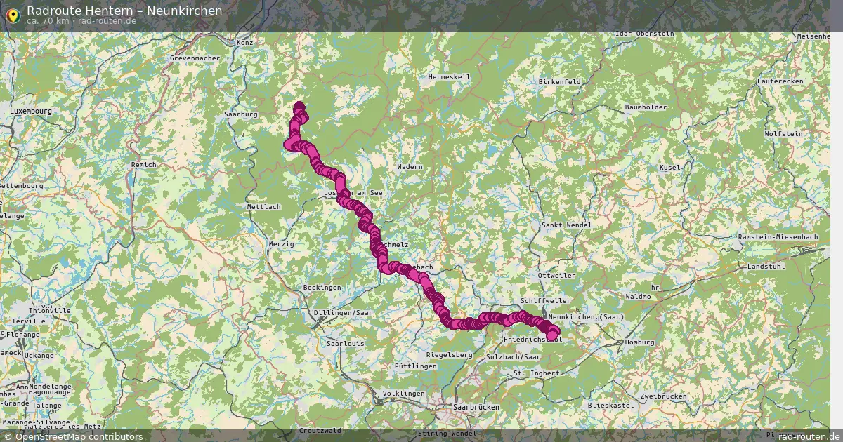 Radtour Hentern – Neunkirchen