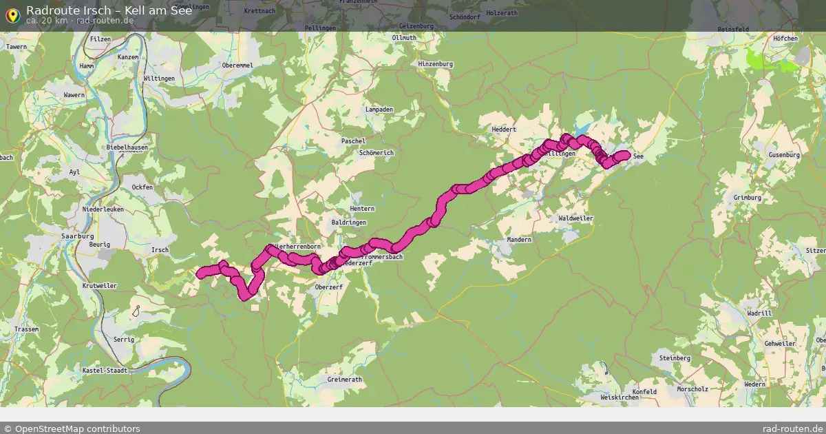 Radtour Irsch – Kell Am See