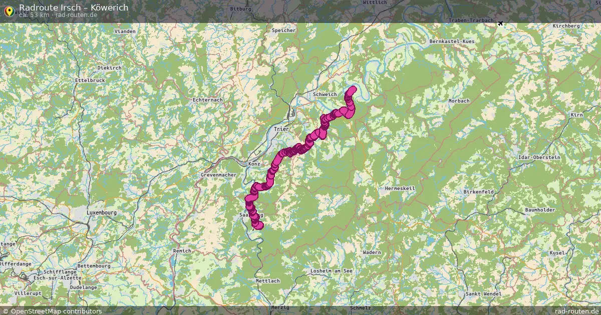 Radtour Irsch – Köwerich