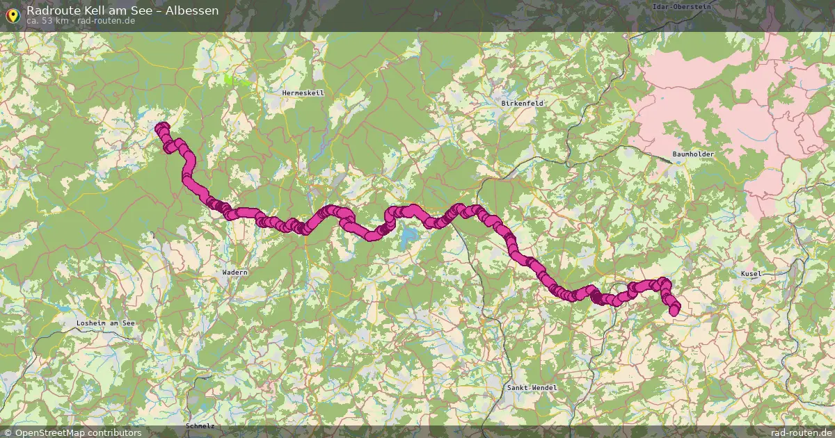 Radtour Kell Am See – Albessen