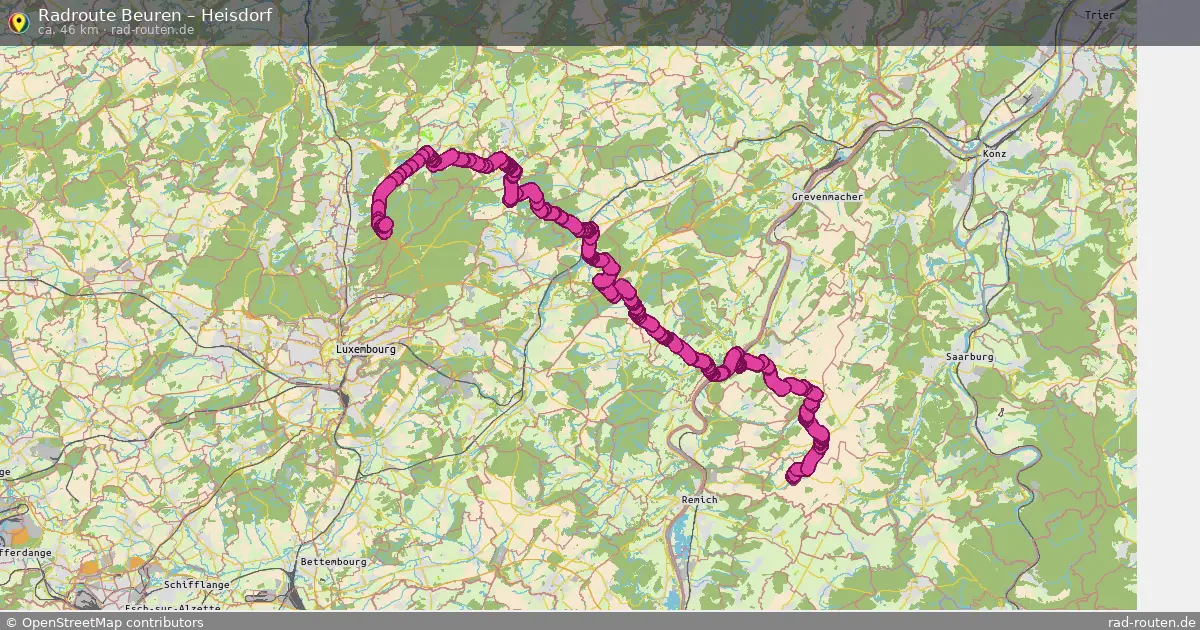 Radtour Beuren – Heisdorf