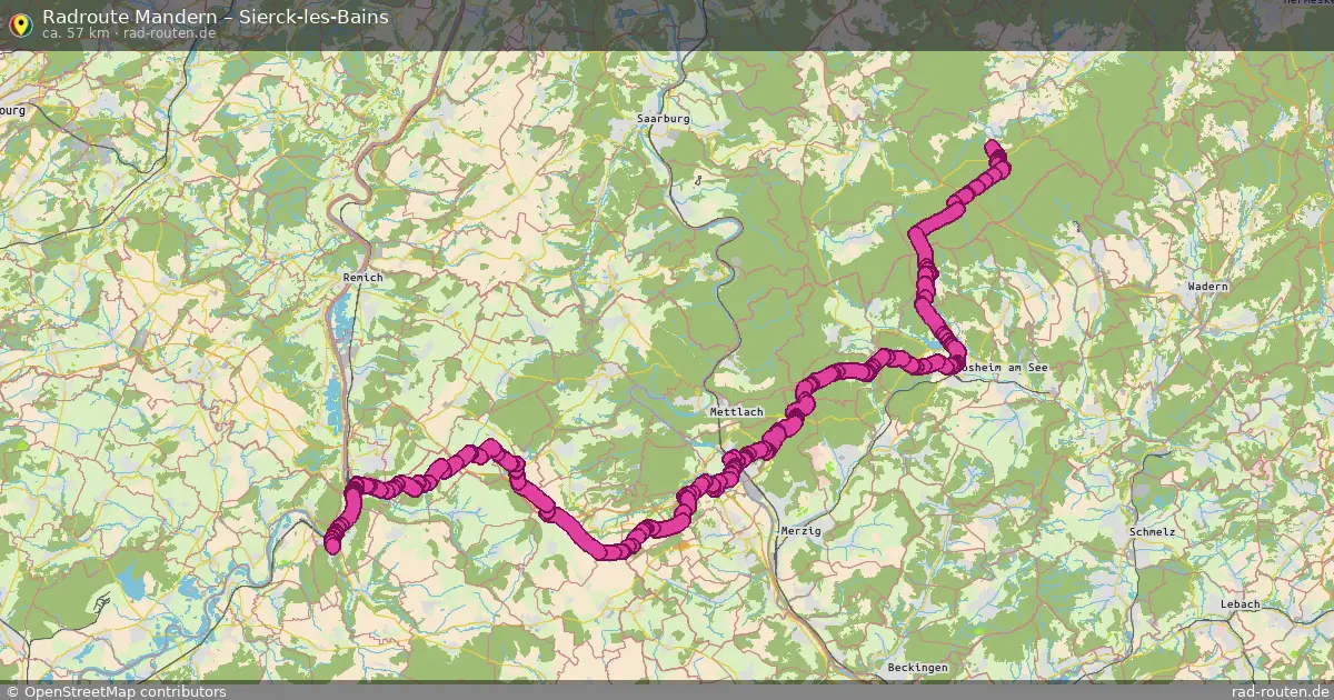 Radtour Mandern – Sierck-Les-Bains