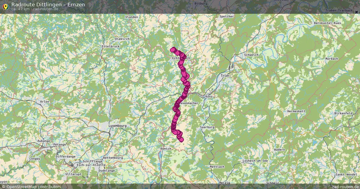Radtour Dittlingen – Ernzen