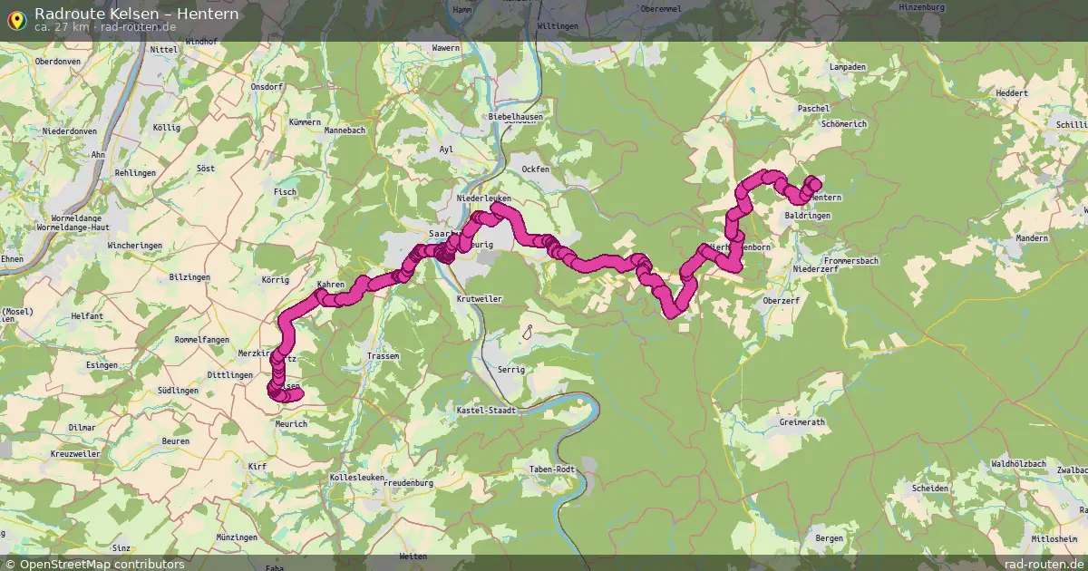 Radtour Kelsen – Hentern