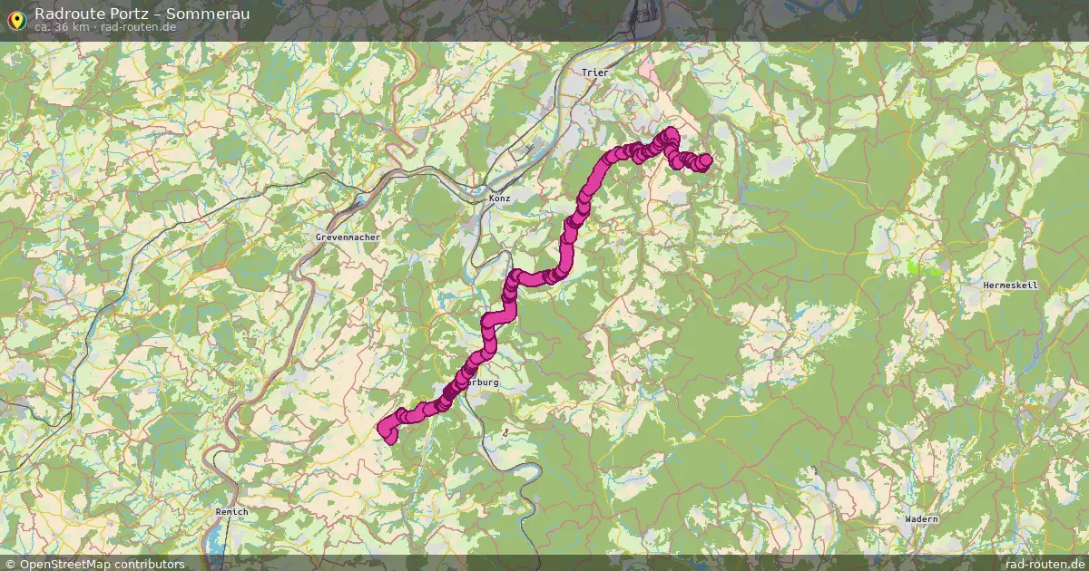 Radtour Portz – Sommerau