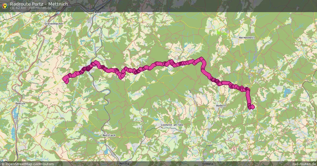 Radtour Portz – Mettnich
