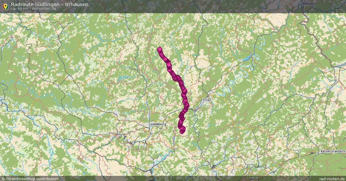 Radtour Südlingen – Irrhausen