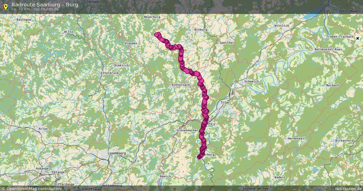 Radtour Saarburg – Burg