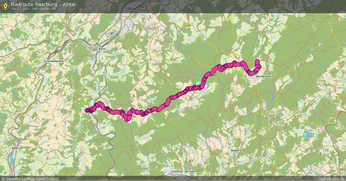 Radtour Saarburg – Abtei