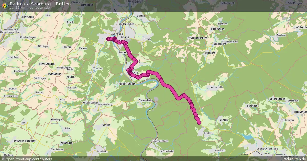 Radtour Saarburg – Britten
