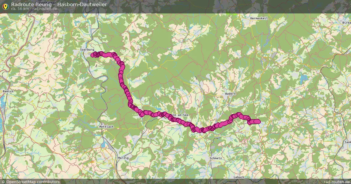 Radtour Beurig – Hasborn-Dautweiler