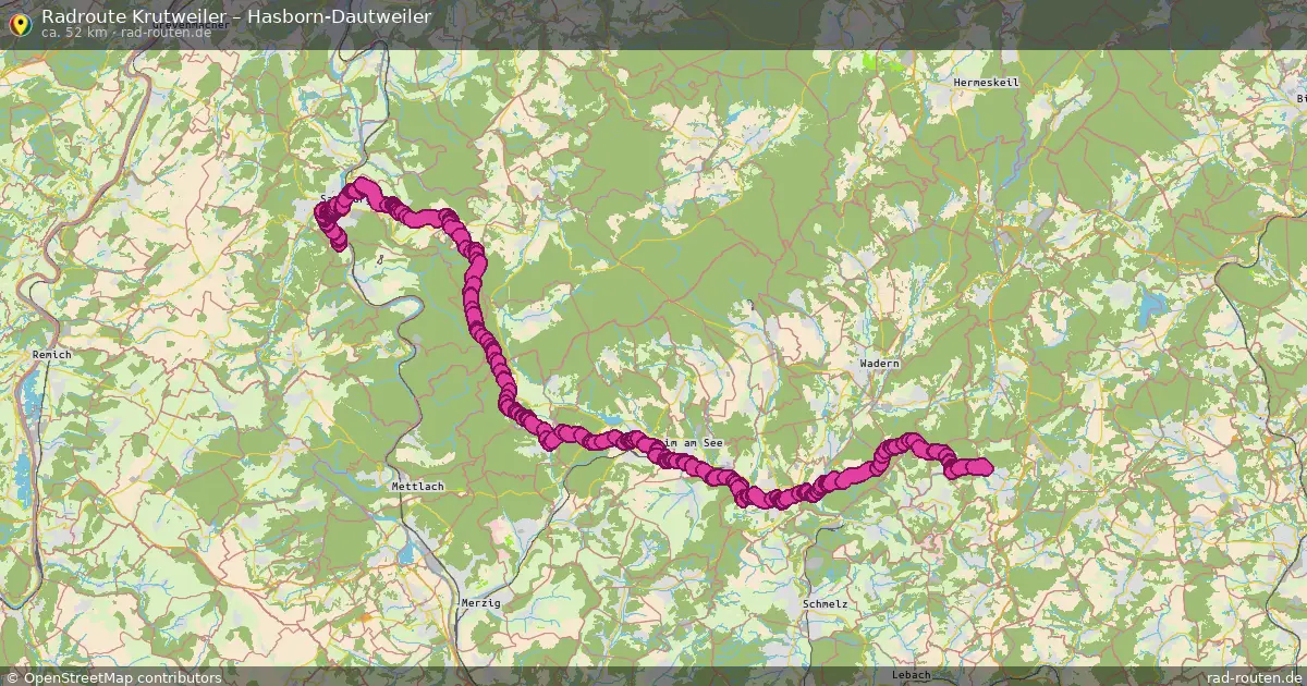 Radtour Krutweiler – Hasborn-Dautweiler